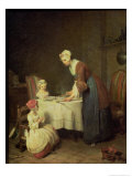 The Grace, 1740 Estampe par Jean-Baptiste Simeon Chardin
