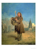 Savoyard with a Marmot, 1715-16 Estampe par Jean Antoine Watteau
