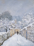 Neige à Louveciennes, 1878 Estampe par Alfred Sisley