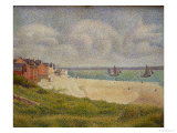 Le Crotoy Looking Upstream, 1889 Giclee Print by Georges Seurat