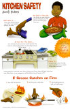 Avoid Burns in the Kitchen Poster