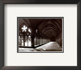 Eng. Cathedral Salisbury Cloisters Posters by Sally Maltby