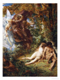 Expulsion from Paradise Estampe par Alexandre Cabanel