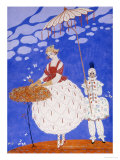 Roses d'Automne, 1916 Giclee Print by Georges Barbier