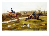 Over the Ditch (Late 19th Century) Giclee Print by George Derville Rowlandson