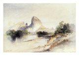 Castle Butte, Green River, Wyoming Giclee Print by Thomas Moran