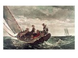 Breezing Up Estampe par Winslow Homer