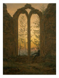 A Dreamer Estampe par Caspar David Friedrich