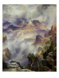 Canyon Mists: Zoroaster Peak, Grand Canyon Giclee Print by Thomas Moran