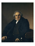 Portrait de Louis-Francois Bertin Giclee Print by Jean-Auguste-Dominique Ingres