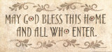 May God Bless This Home Posters by Stephanie Marrott