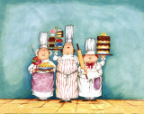 Desserts Are Served II  Print by Tracy Flickinger