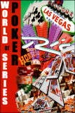 World Series of Poker: Collage Poster von Larry Grossman