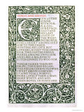 Venus and Adonis, from 'The Poems of William Shakespeare' Published by Kelmscott Press, 1893, Giclee Print - William Morris