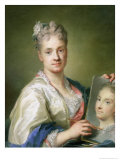 Rosalba Giovanna Carriera, Self Portrait, Giclee Print