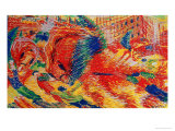 The City Rises, 1911 Estampe par Umberto Boccioni