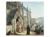 Faust and Marguerite, 1857 Estampe par Sir Lawrence Alma-Tadema
