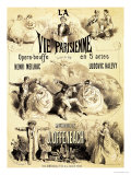 Poster Advertising "La Vie Parisienne," an Operetta par Jacques Offenbach 1886 Estampe par Jules Chéret
