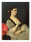 Portrait of Countess E.A. Vorontova-Dashkova, 1873 Estampe par Alexandre Cabanel