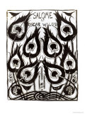 Original Sketch for the Cover of "Salome" par Oscar Wilde circa 1894 Estampe par Aubrey Beardsley