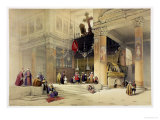 Chancel of the Church of St. Helena, Plate 87 from Volume II of "The Holy Land" Giclee Print by David Roberts