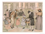 The Bank, from "The Book of Shops," 1899 Giclee Print by Francis Donkin Bedford