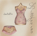Lingerie I  Print by E. Serine
