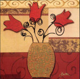 Tulip Trio  Prints by Jill Barton