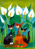 Tommaso and his Family Posters par Rosina Wachtmeister