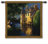 Little Canal Annecy Wall Tapestry by Max Hayslette