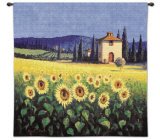 Golden Warmth Wall Tapestry by David Short