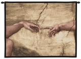 Creation of Adam Wall Tapestry by Michelangelo Buonarroti 