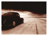1940 Coupe Salt Flat Racer Giclée-Druck von David Perry