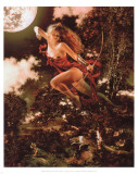 Moon Goddess Diana Posters par Howard David Johnson