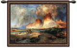 Cliffs of the Upper Colorado Wall Tapestry by Thomas Moran