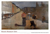 From Karl Johan Street, 1890 Posters par Edvard Munch
