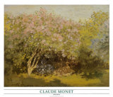 Lilac, Overcast Sky, 1872 Affiches par Claude Monet