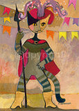 Il Gatto Con Gli Stivali Art par Rosina Wachtmeister