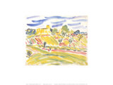 Hill in the Countryside, c.1909 Poster von Erich Heckel