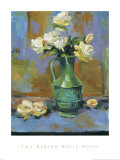 White Roses  Art by Jill Barton