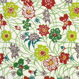 Spring Flowers Light Green Dimensional Product