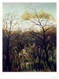 Rendez-Vous in the Forest, 1886 Estampe par Henri Rousseau