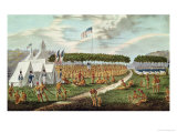 View of the Great Treaty Held at Prairie du Chien, Wisconsin, September, 1825, Giclee Print