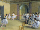 Le Foyer de la danse à l'opéra, 1872 Estampe par Edgar Degas