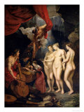 The Medici Cycle: Education of Marie de Medici 1621-25 Estampe par Peter Paul Rubens