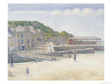 The Harbour and the Quays at Port-En-Bessin, 1888 Giclee Print by Georges Seurat