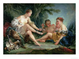 Diana after the Hunt, 1745 Estampe par Francois Boucher