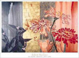 Trois zinnias Posters par Robert Kushner