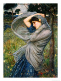 Boreas Giclee Print by John William Waterhouse