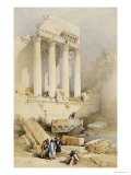 The Western Portico, Baalbec Giclee Print by David Roberts